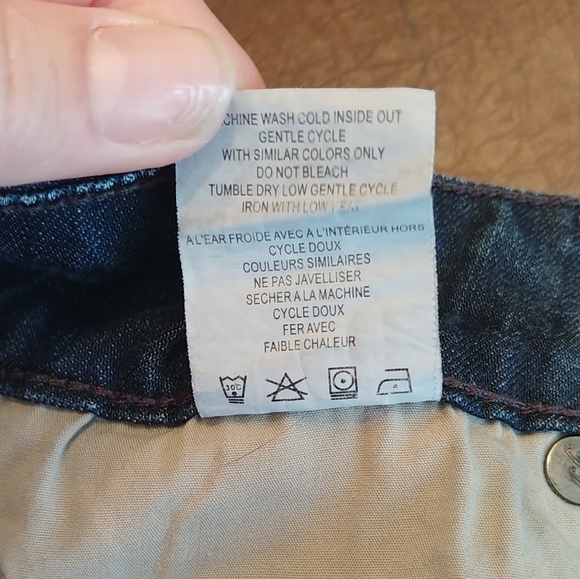 Anthropologie Level 99 stretch denim skirt 26" - Picture 7 of 8